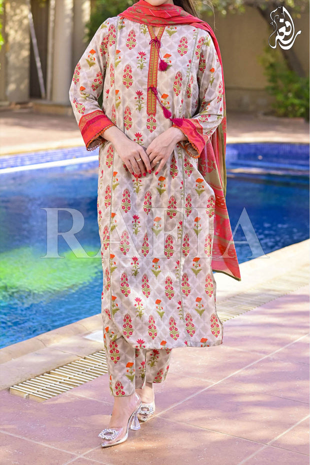 Rafia Luxury Lawn - DPC391