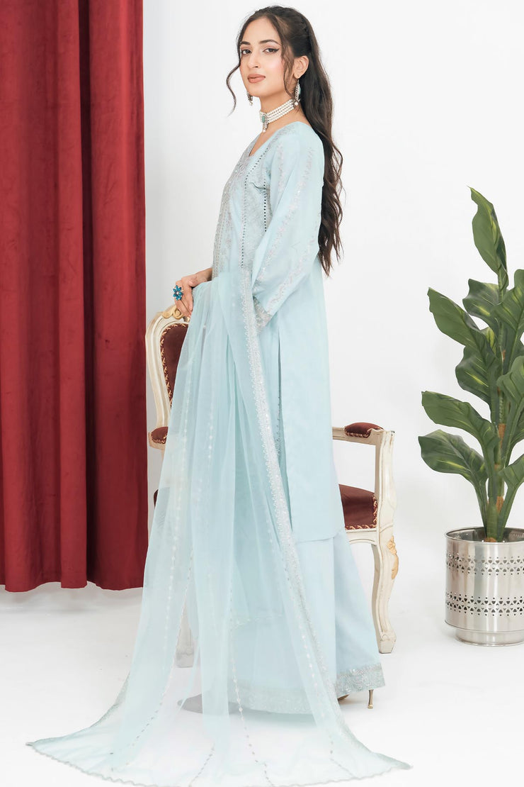 Rivaaj Cotton Floral - RIVCTN 1602 SEABLUE