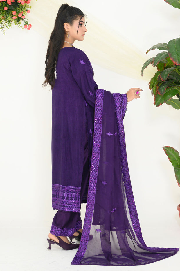 Feroze Silk - Rivaaj RFS1801 PURPLE
