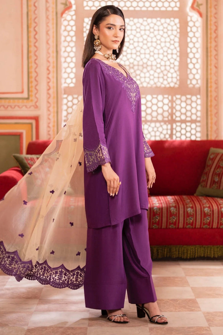 Noor-E-Nazar Silk - Raniyah 01 PURPLE