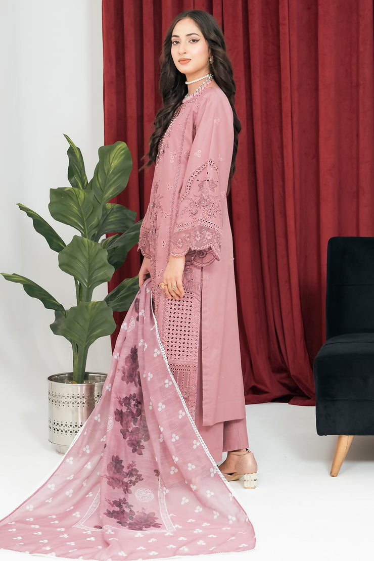 Rivaaj Cotton Floral - RIVCTN 1160 TEAPINK