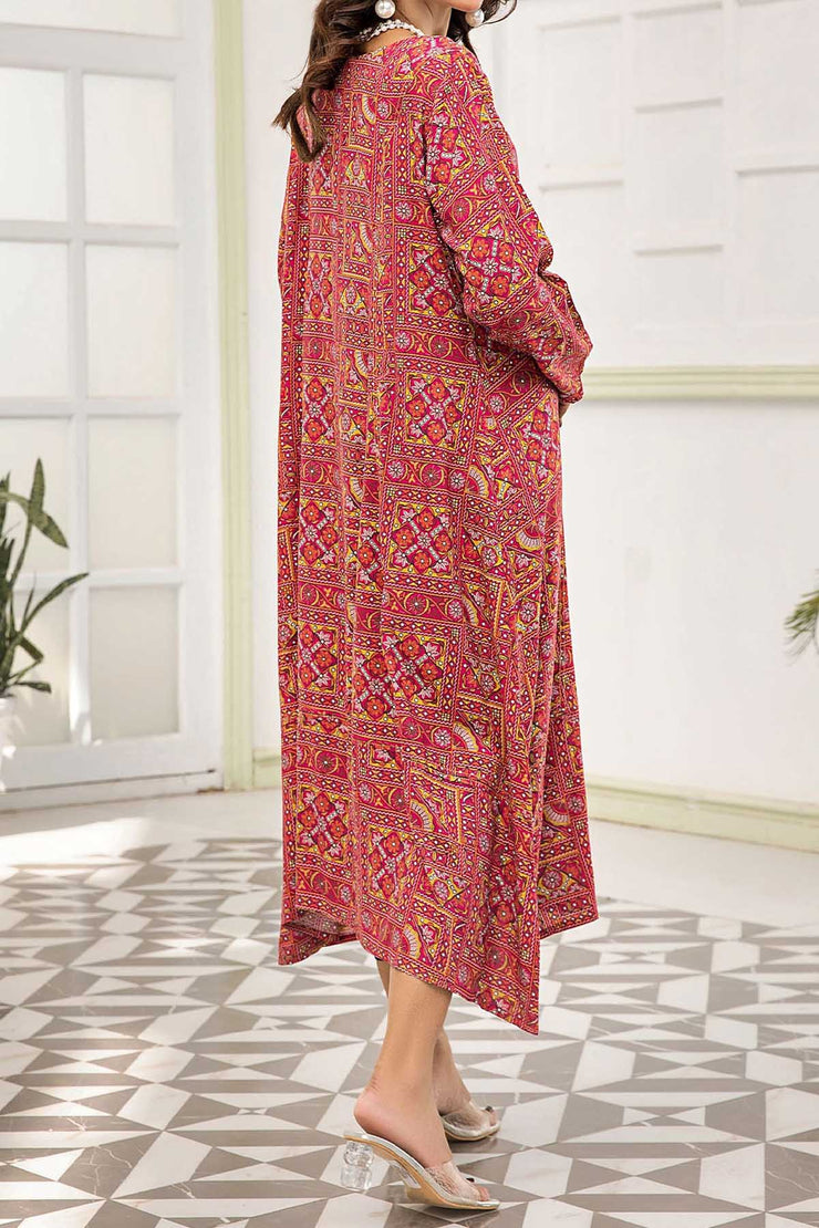 Rafia Seasonal Kurti - DPLK68