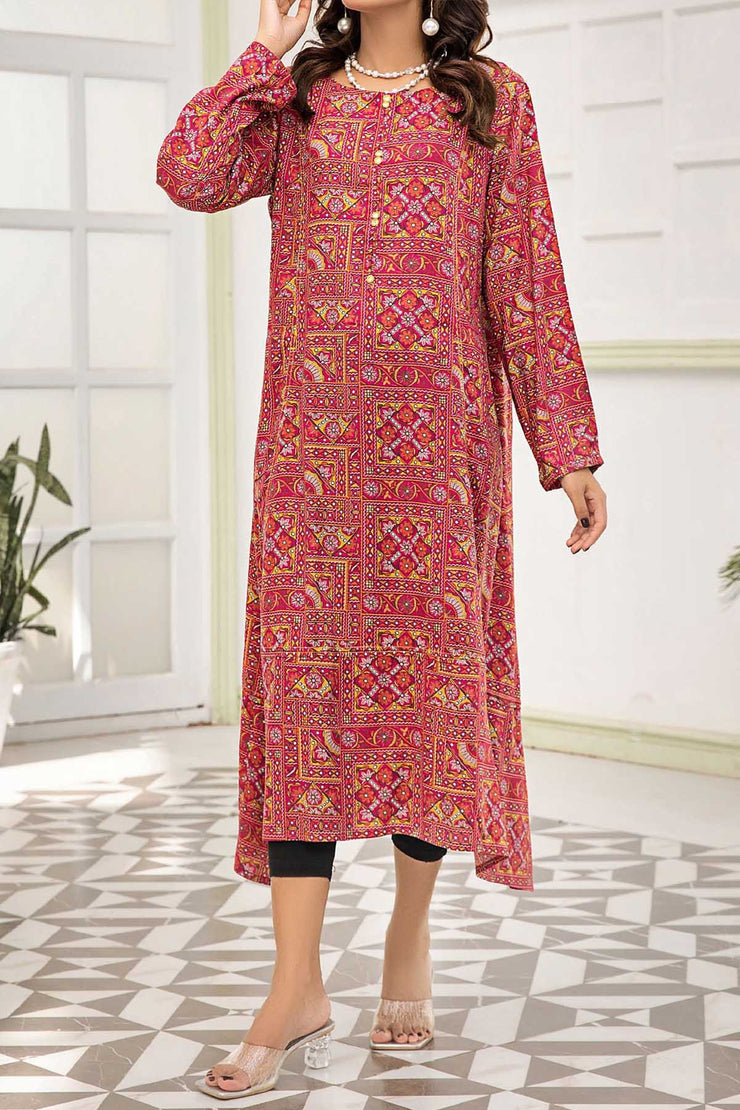 Rafia Seasonal Kurti - DPLK68