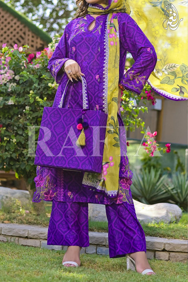 Rafia Luxury Lawn - DPC412