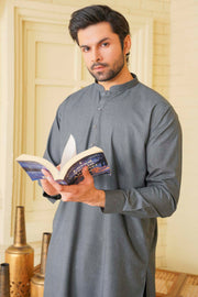 Men’s Salwar Kameez - Heritage 5038 Dark Grey