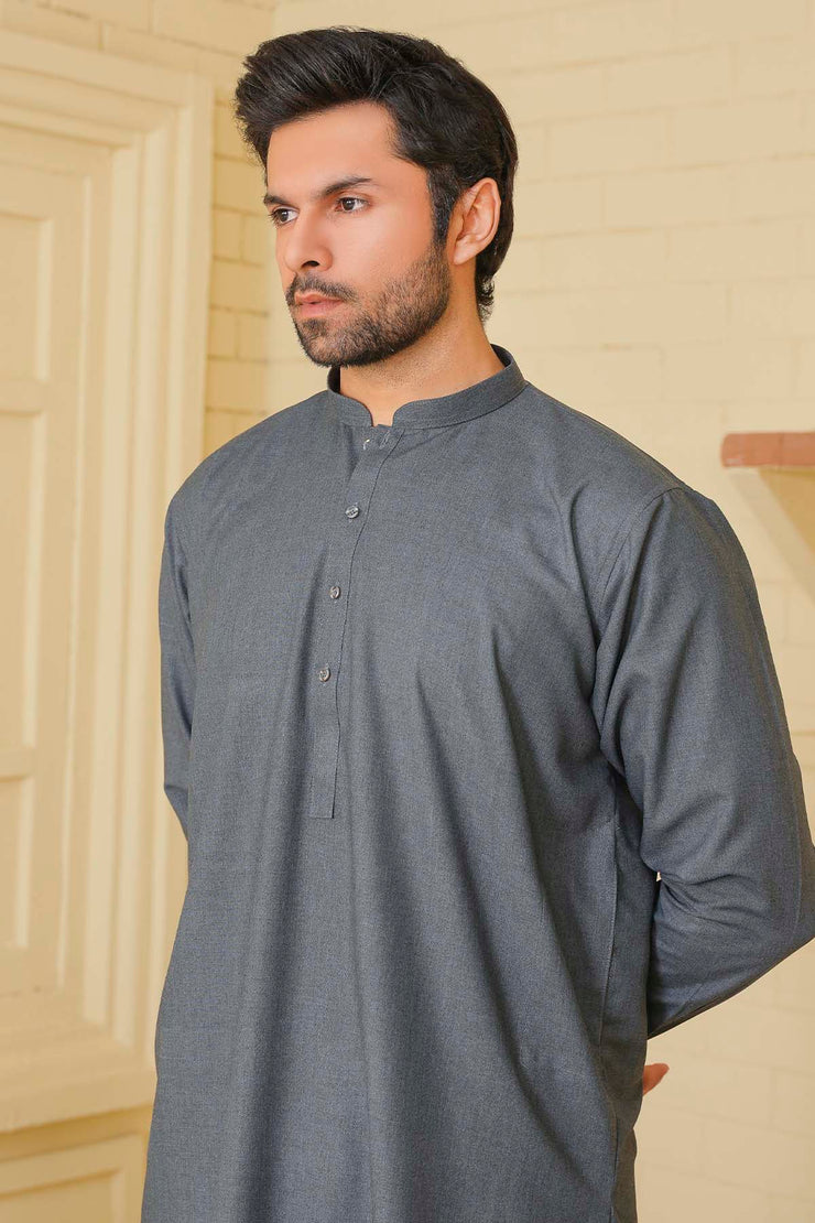 Men’s Salwar Kameez - Heritage 5038 Dark Grey