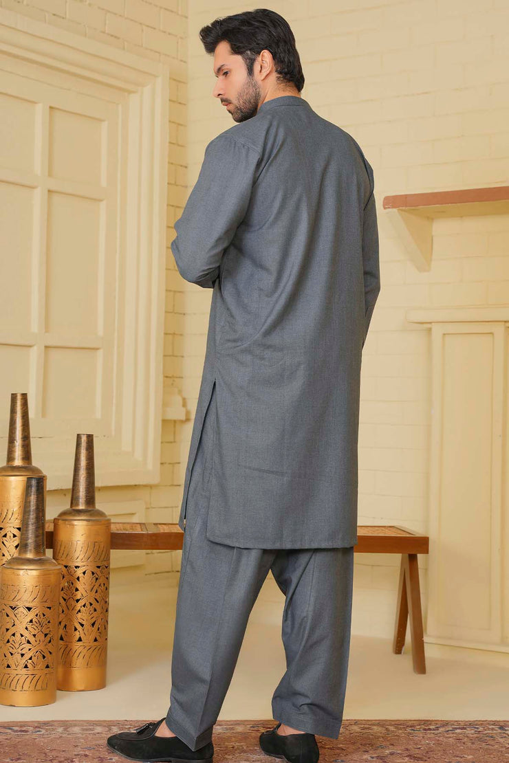 Men’s Salwar Kameez - Heritage 5038 Dark Grey