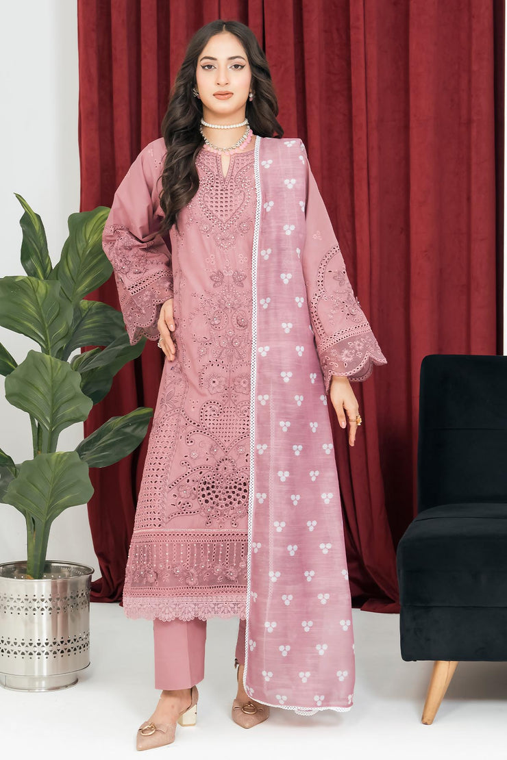 Rivaaj Cotton Floral - RIVCTN 1160 TEAPINK