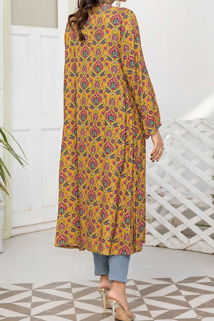 Rafia Seasonal Kurti - DPLK67