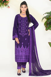 Feroze Silk - Rivaaj RFS1801 PURPLE