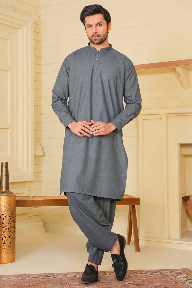 Men’s Salwar Kameez - Heritage 5038 Dark Grey