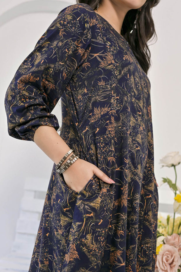 Rafia Seasonal Kurti - DPLK103