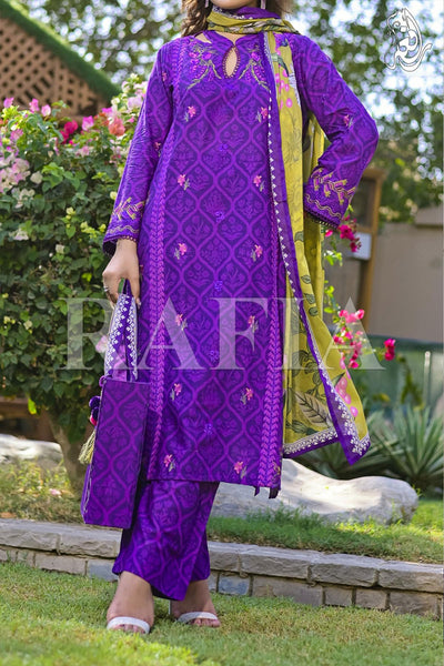 Rafia Luxury Lawn - DPC412