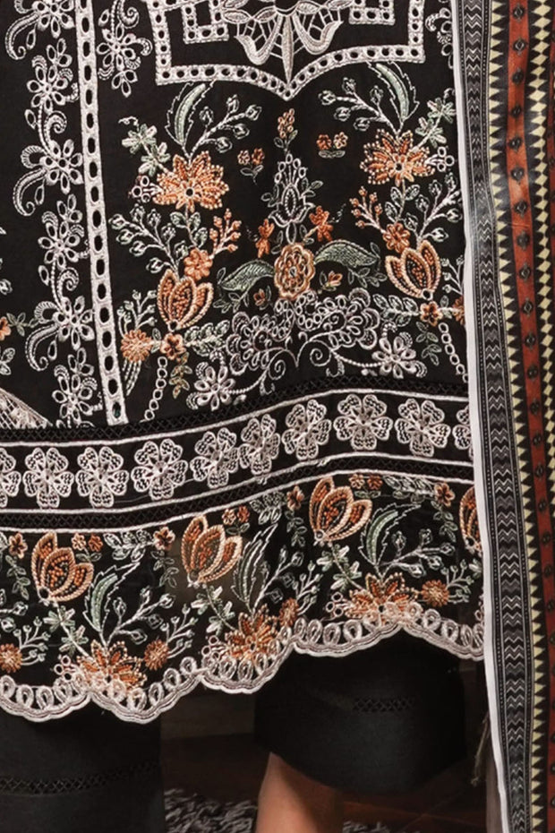 Floral Dhanak Shawl - Munira MD2525 02