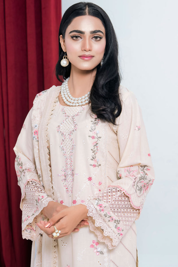 Rivaaj Cotton Floral - RIVCTN 1609 BEIGE