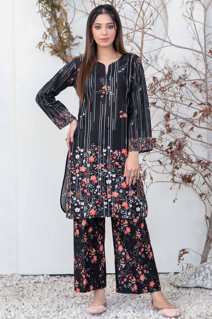 Halina Winter Khaddar TWO-PIECE - Tawakkal D2087