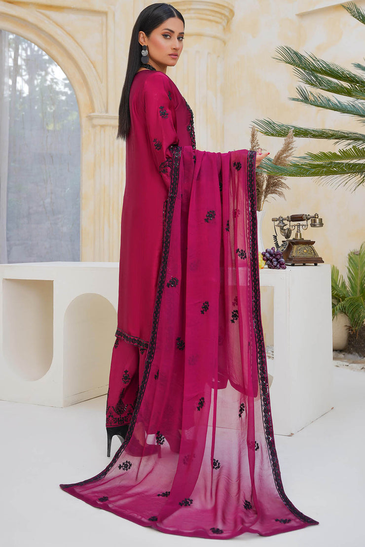 Rivaaj Luxe Silk  - RIVLUXSIL02 RedPurple