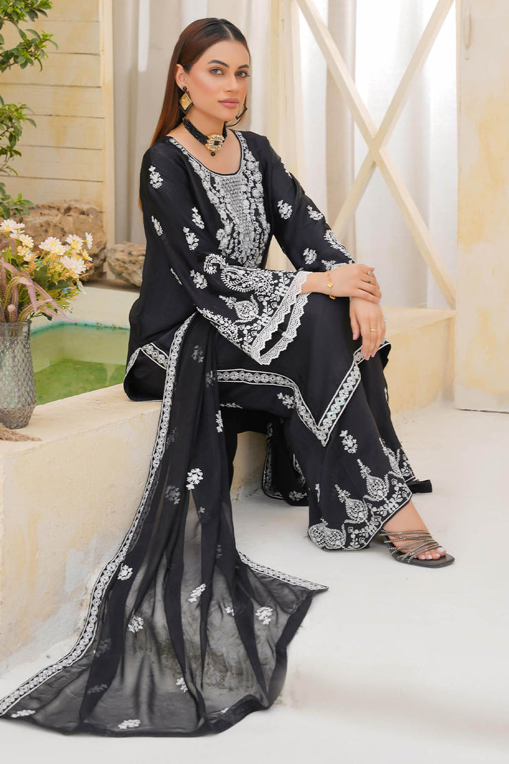 Rivaaj Luxe Silk  - RIVLUXSIL01 Black