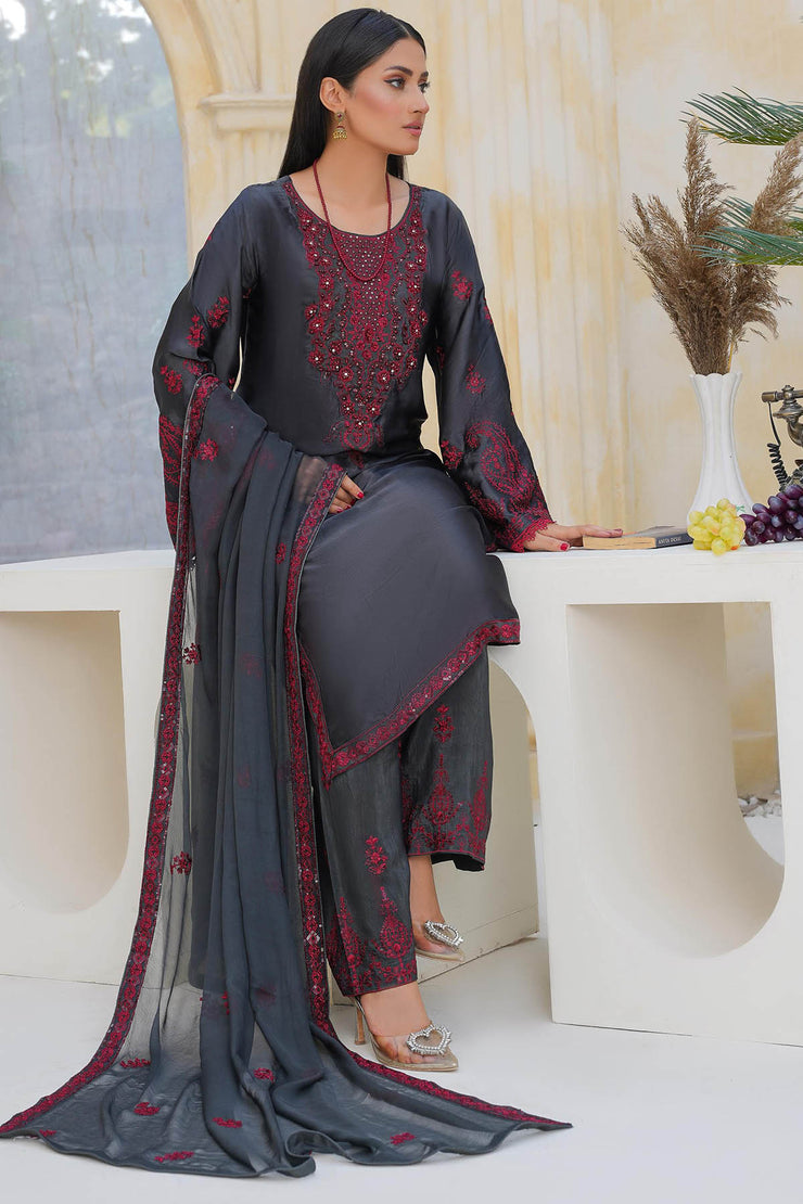 Rivaaj Luxe Silk  - RIVLUXSIL03 Grey