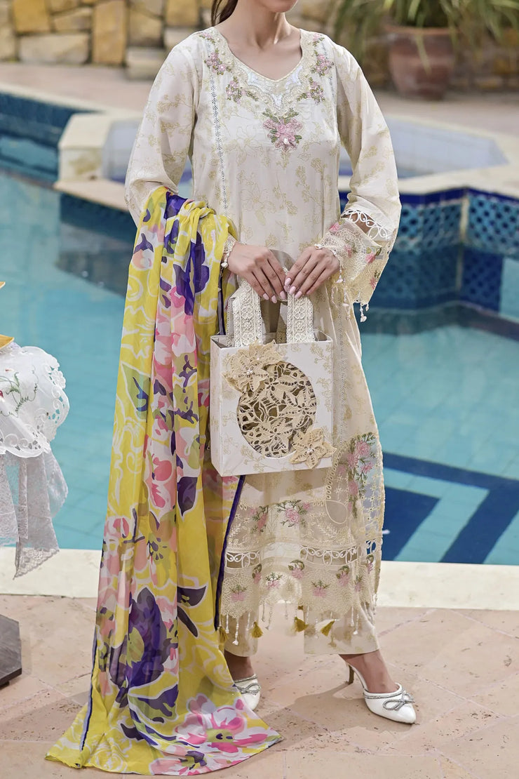Rafia Luxury Lawn - DPC415