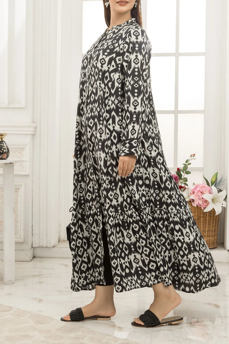 Rafia Seasonal Kurti - DPLK108