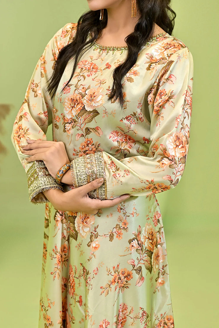 Rafia Seasonal Kurta - DPSK223