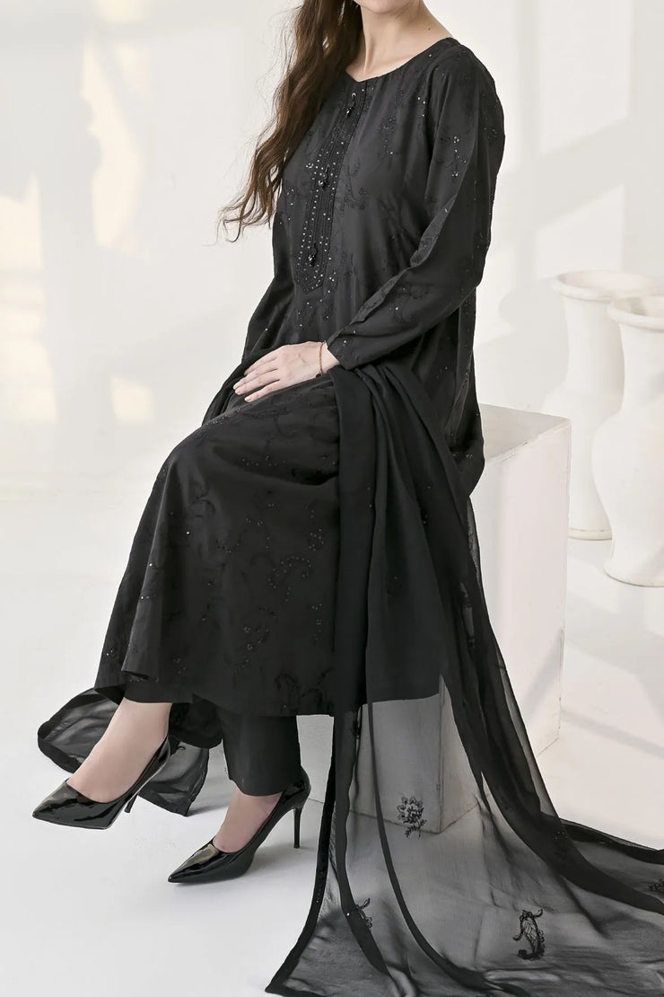 Rafia Luxury Noir - MH122