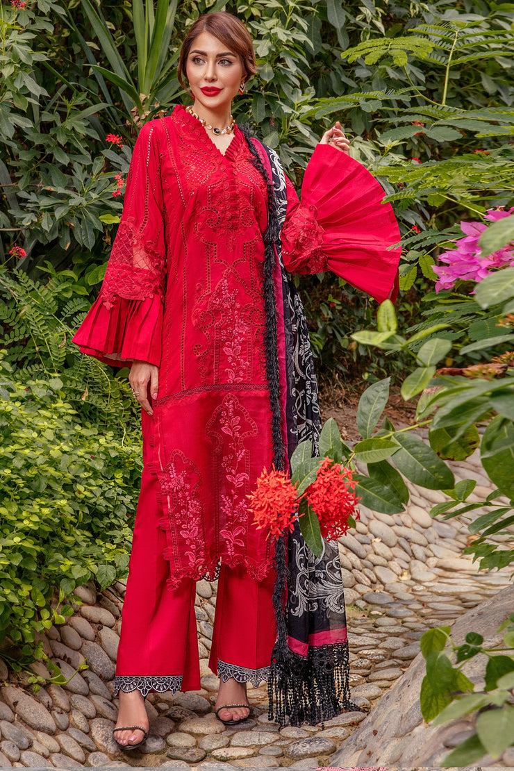 EshaIsha Luxury Embroidered Lawn - EA521