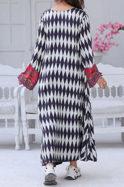 Rafia Seasonal Kurti - DPLK27
