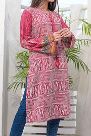 Rafia Khaddar Kurti - DPKHK29