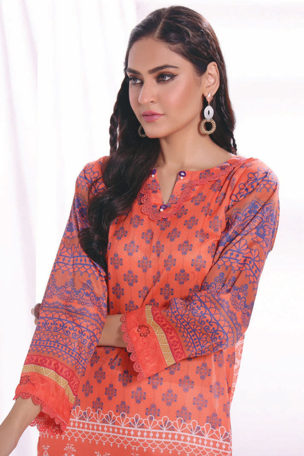 Raqsam Lawn Kurti - Lehar - RDK014