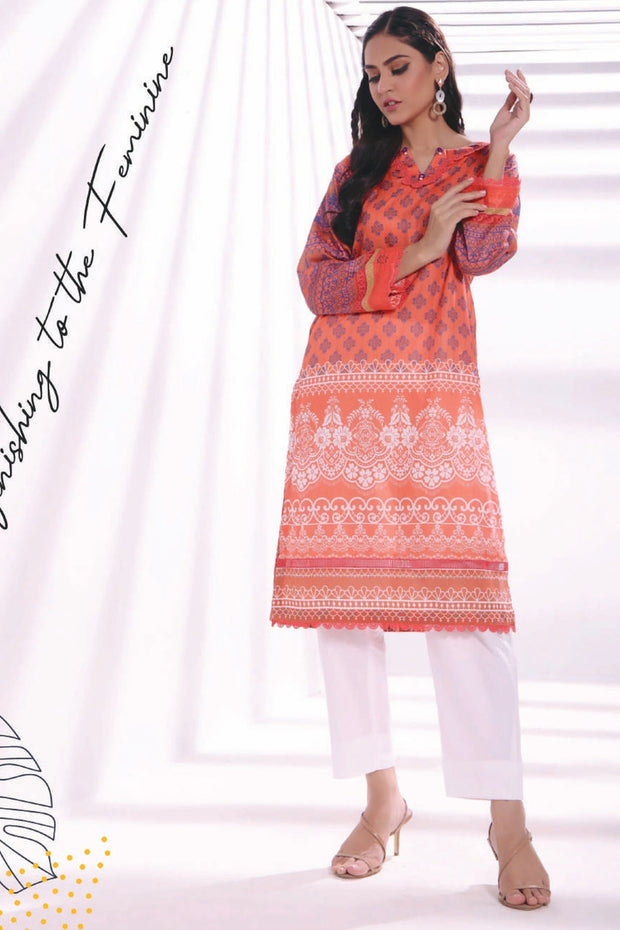 Raqsam Lawn Kurti - Lehar - RDK014