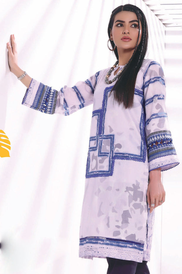 Raqsam Lawn Kurti - Lehar - RDK015