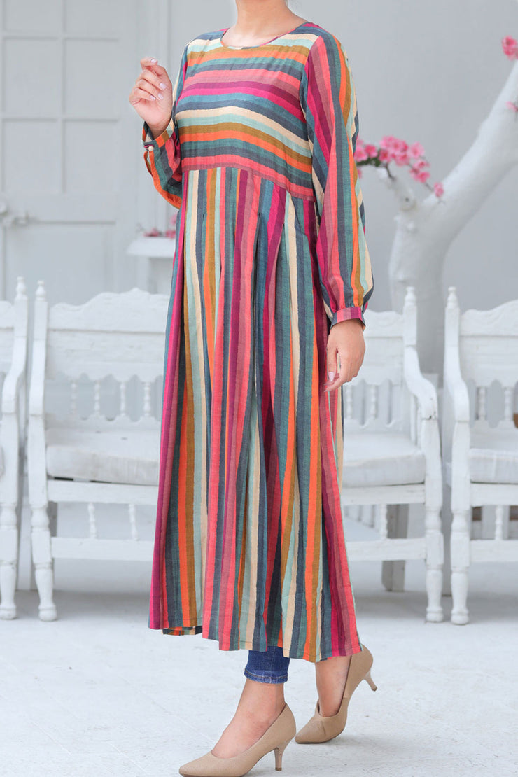 Rafia Seasonal Kurti - DPLK33