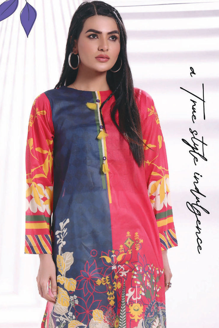 Raqsam Lawn Kurti - Lehar - RDK016