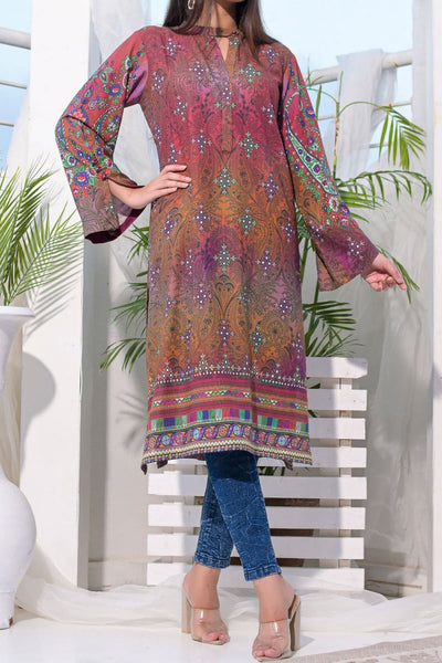 Rafia Khaddar Kurti - DPKHK31