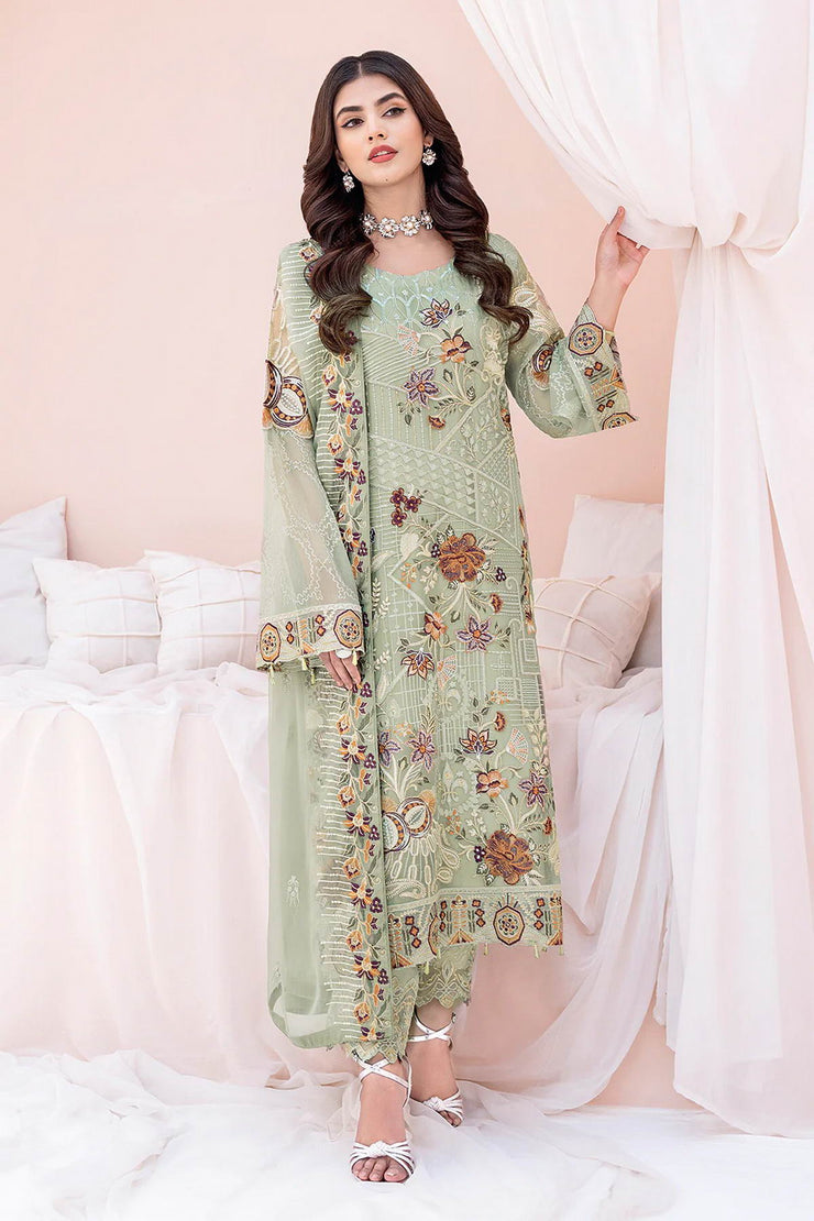 Ramsha Chevron V6 - Chiffon - A607