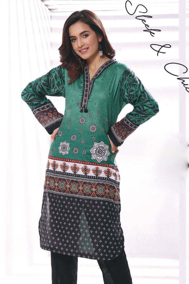 Raqsam Lawn Kurti - Lehar - RDK017