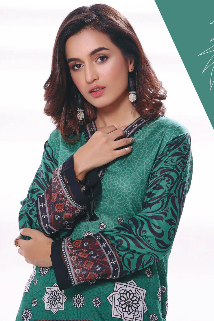 Raqsam Lawn Kurti - Lehar - RDK017