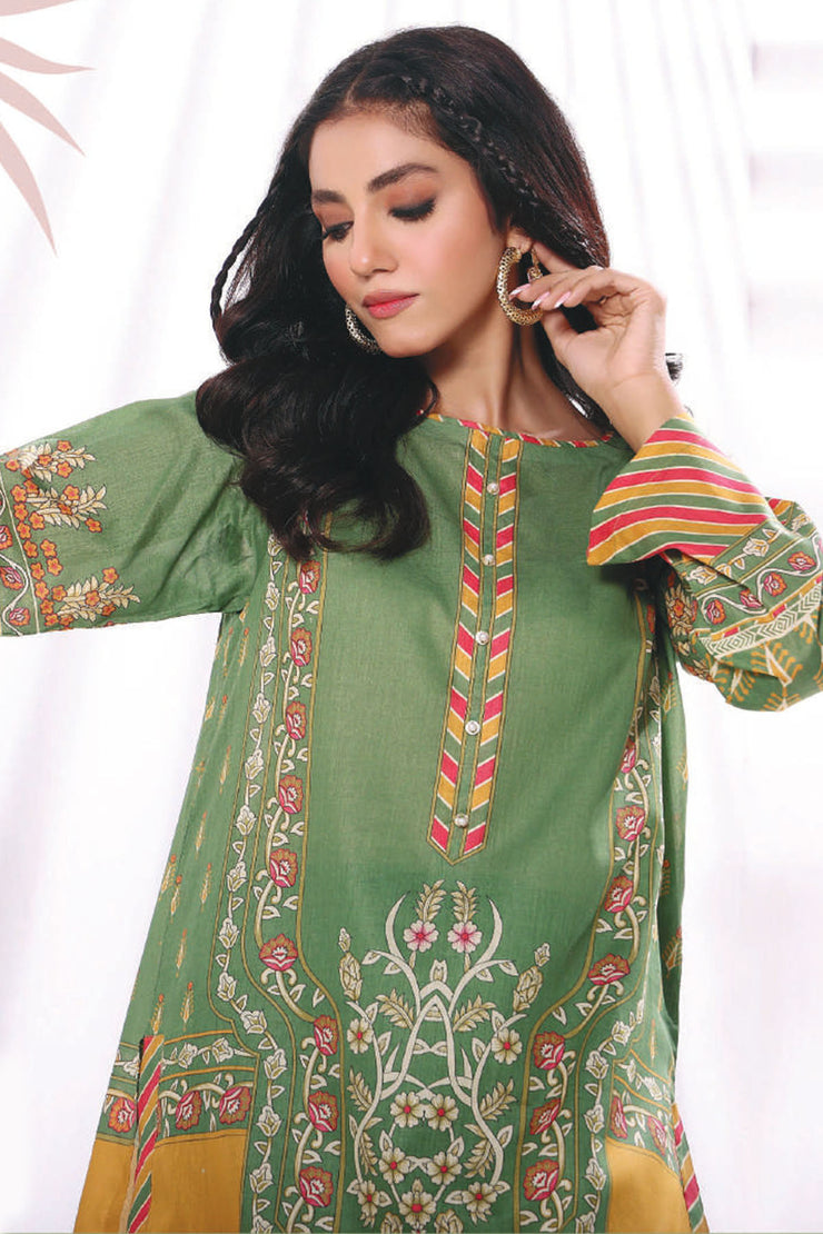 Raqsam Lawn Kurti - Lehar - RDK019