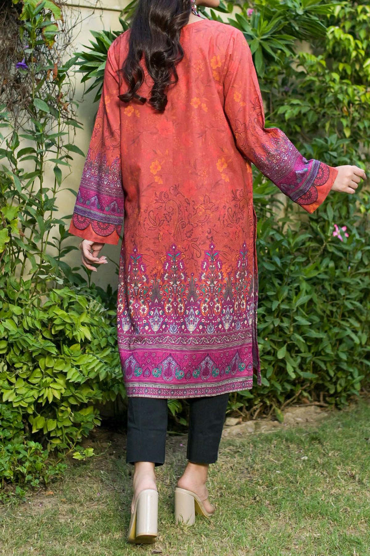 Rafia Khaddar Kurti - DPKHK34