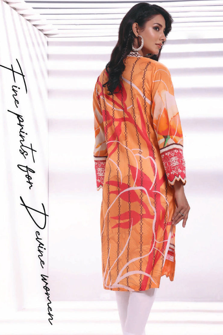 Raqsam Lawn Kurti - Lehar - RDK020