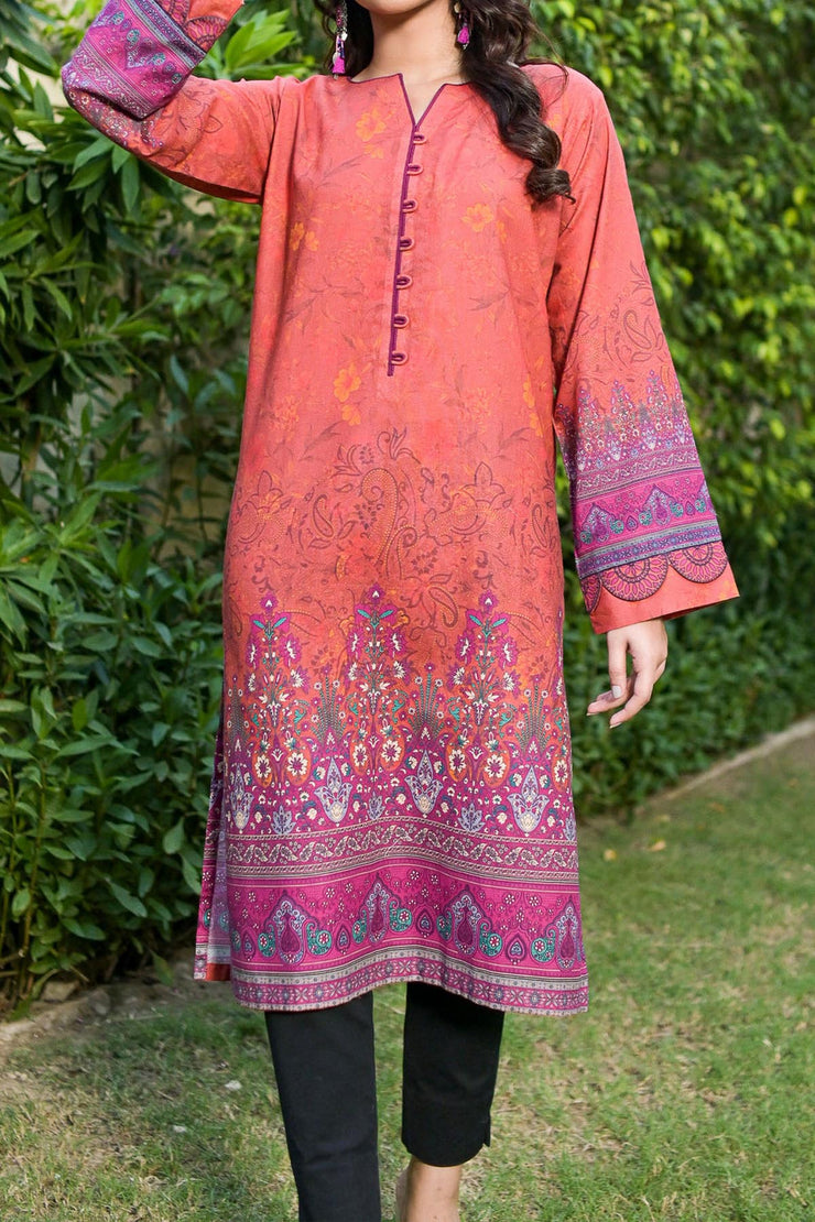 Rafia Khaddar Kurti - DPKHK34
