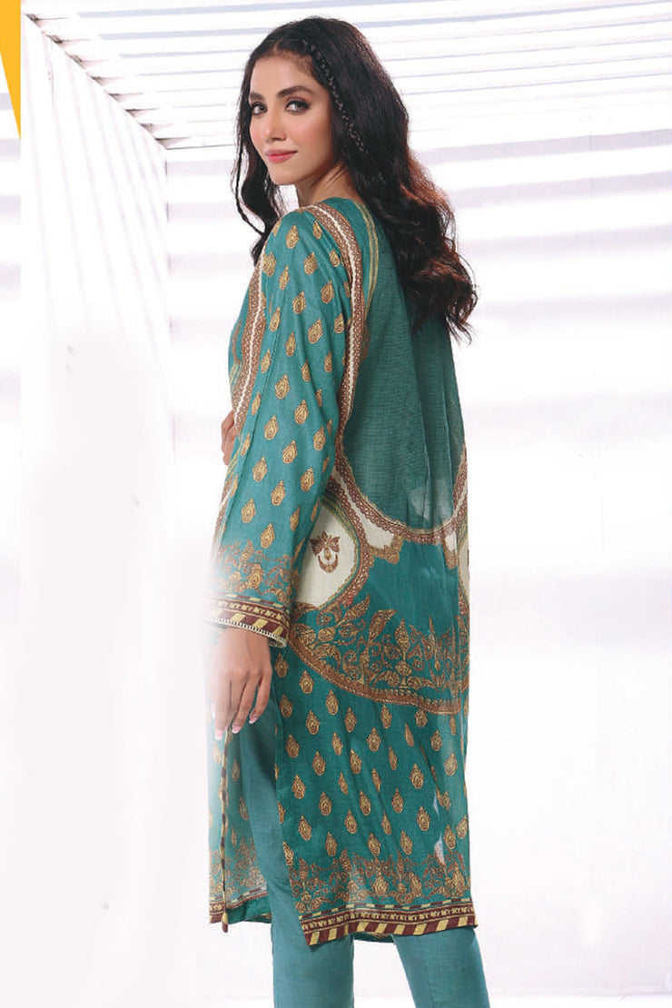 Raqsam Lawn Kurti - Lehar - RDK022