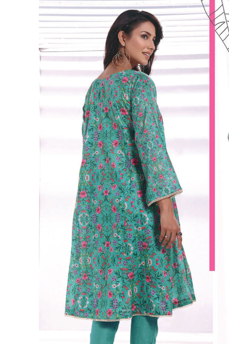 Raqsam Lawn Kurti - Lehar - RDK023