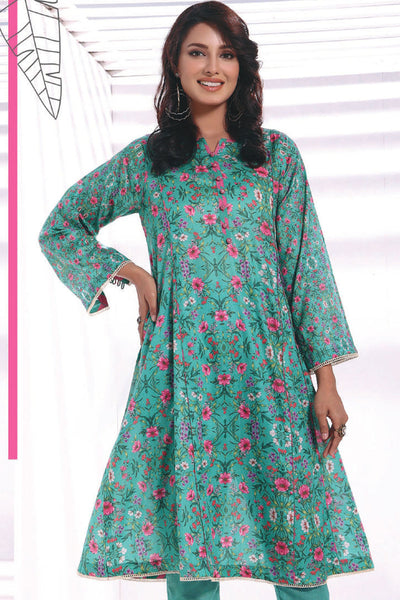 Raqsam Lawn Kurti - Lehar - RDK023