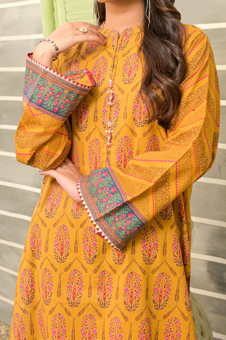 Rafia Khaddar Kurti - DPKHK23