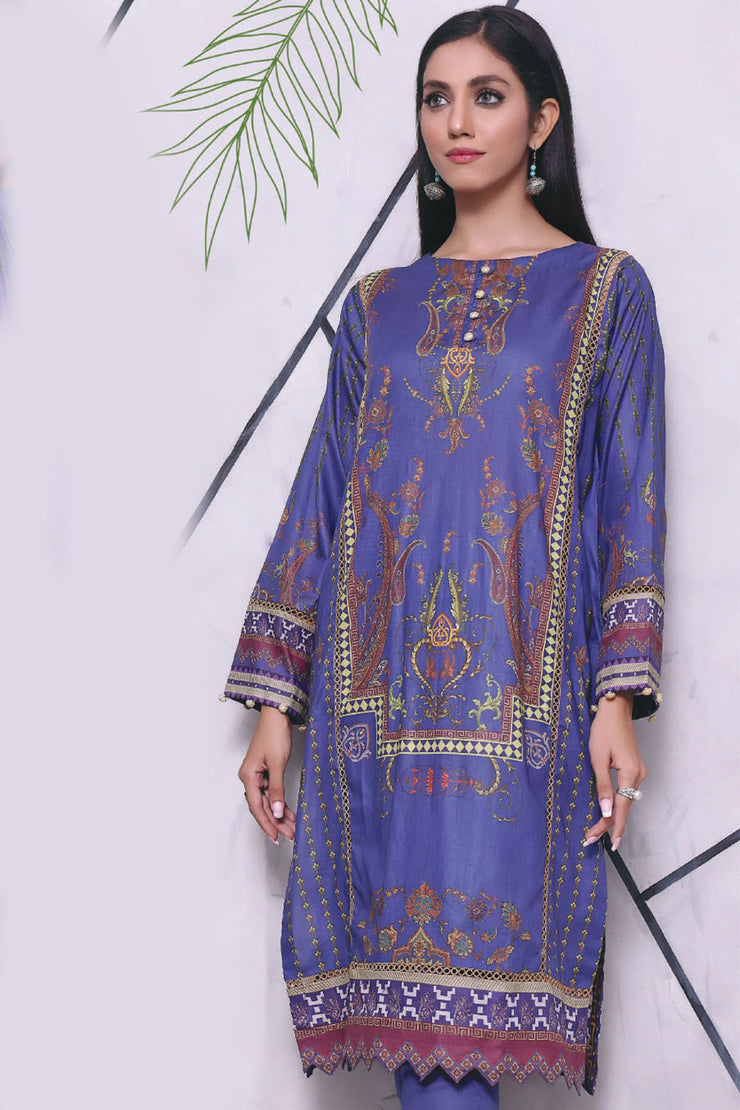 Raqsam Lawn Kurti - Lehar - RDK026
