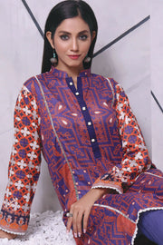 Raqsam Lawn Kurti - Lehar - RDK028