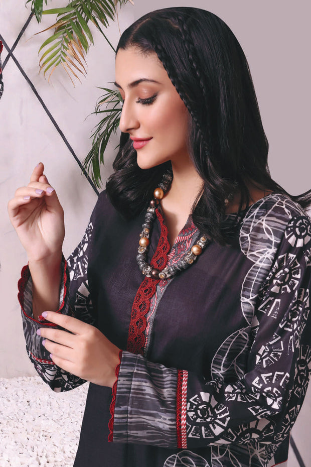 Raqsam Lawn Kurti - Lehar - RDK029